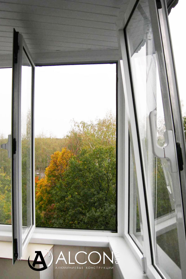 Поворотно-откидные алюминиевые окна в Самаре